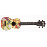 Ukelele Kala Ukadelic Soprano Ka-su Peace Love Con Funda