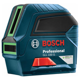 Laser Bosch Línea Cruzada Autonivelante 30m Nivel  Verde Gll