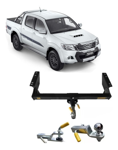 Enganche Cobra Toyota Hilux P/cromado 2012 2013 2014 2015 