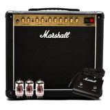 Marshall Dsl20cr Combo Valvulado Guitarra Dsl20 + Footswitch Cor Preto Dourado Mteal