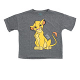 Polera Manga Corta Niña Rey León Hello Gris Disney