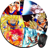 Pads Mouse Dragon Ball X Mouse Pads Goku Gamers Pc Color Negro