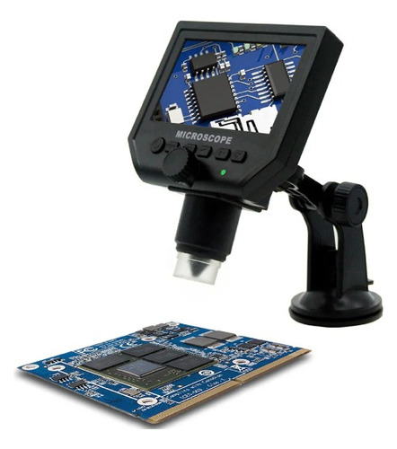 Microscópio Digital Lcd Portátil 1-600x 