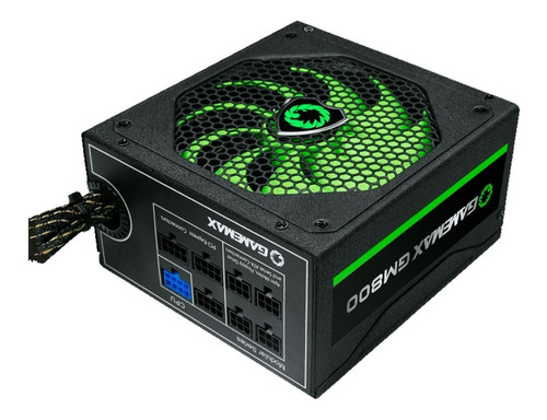 Fuente 800w Gamemax Gm-800 Gamer Pc Fan 14cm 85+ Plus Mesh