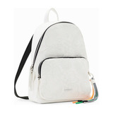 Bolso/mochila - Blanca Bordada - Original