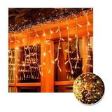 Cortina Led 3m X 45 Cm 100 Led Cálida Luces Navidad