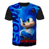 Camiseta Sonic  X Sega Niños Adultos Exclusiv Unisex Algodón