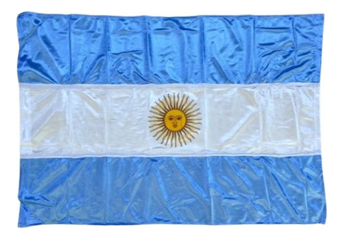 Bandera Argentina 60 X 90 C/sol Premium Flameo Reforzada 