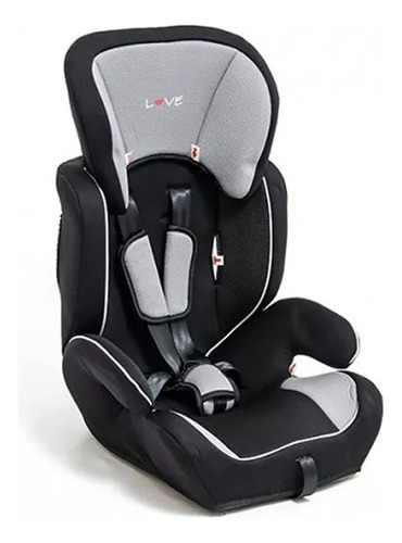 Butaca Infantil Para Auto Love 2018 Negro Y Gris