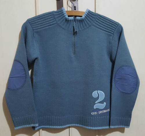 Sweater Cheeky, Talle 10 Años,  Color Azul