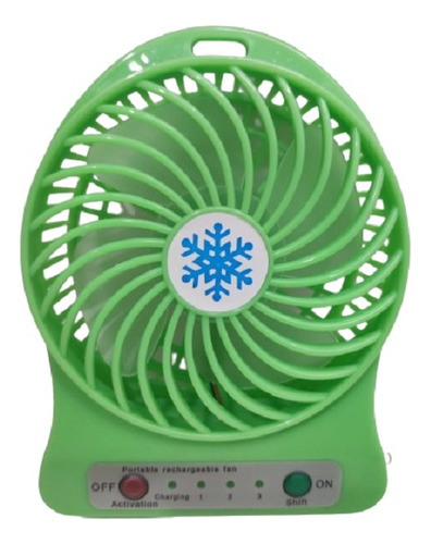 Mini Ventilador Portátil Recargable Usb