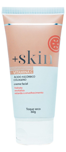 Creme Anti Rugas +skin Vitamina C Hidratante Colageno Facial