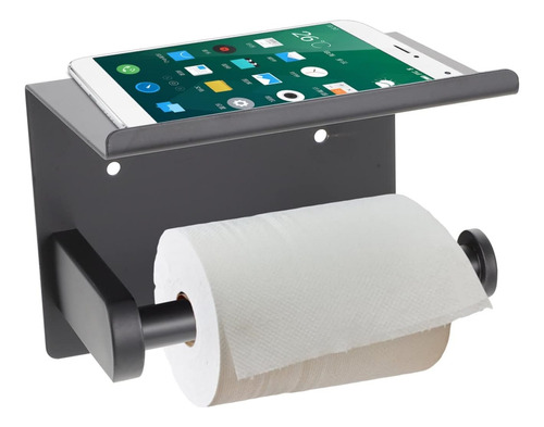 Dispensador De Papel Higiénico Con Estante Celular