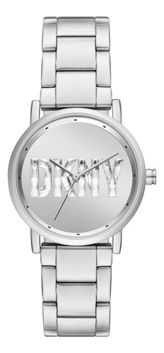 Reloj Pulsera Mujer  Dkny Ny6636 Plateado