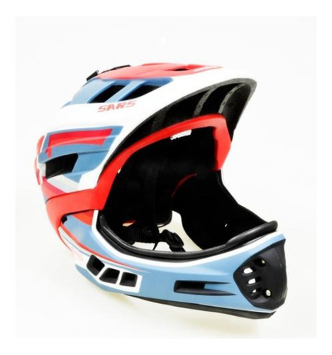 Casco Sars Full Face Bmx/enduro Mentonera Desmontable Inmold