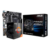 Kit Upgrade Amd Ryzen 5 5500 / Placa Mãe Asus Prime A520m-e