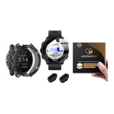 Kit Capa Case + Pelicula + Plug  Para Garmin 55