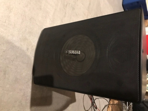 Par De Caixa Acústica Ambiente Externo Yamaha Ns Aw294 Preto