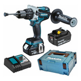 Rotomartillo Inalámbrico Makita De 1/2 Brushless 18v 3 Modos Color Turquesa Frecuencia 60 Mhz Dhp481rtj