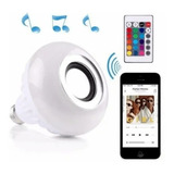 Lampada Bluetooth Led Rgb Caixa Som Musical Bulbo