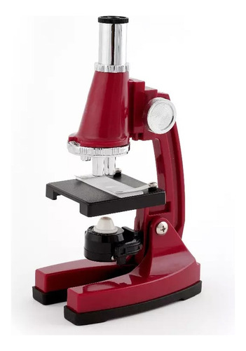 Microscopio Didáctico Educativo Para Niños 600x - 11785 Color Bordó