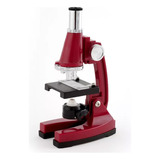 Microscopio Didáctico Educativo Para Niños 600x - 11785 Color Bordó
