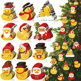 48 Piezas De Decoracion De Arbol De Navidad Pato De Madera A