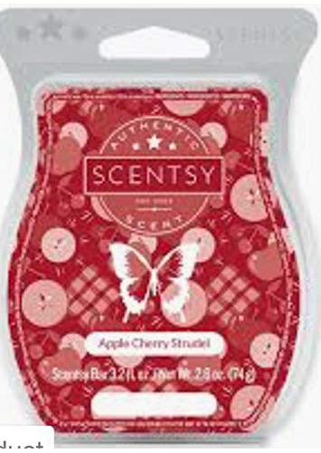 Scentsy Bar Manzana Cereza Strudel Wax. Nuevo Out 2018