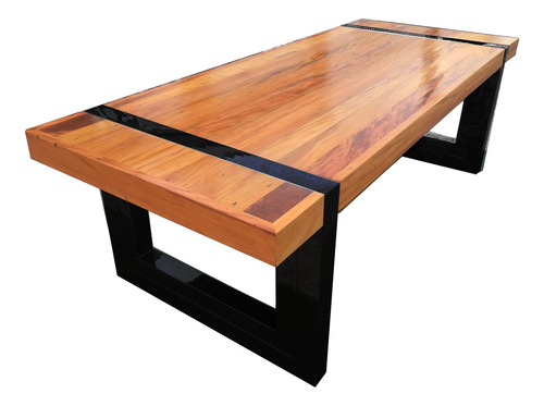 Mesa De Jantar Em Peroba Rosa Industrial 8 Lugares 2.90x1.00