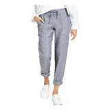 Ladies Loose Cotton Linen Trousers