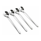 Keltum - Cucharas Para Bebidas Largas De Acero Inoxidable, J