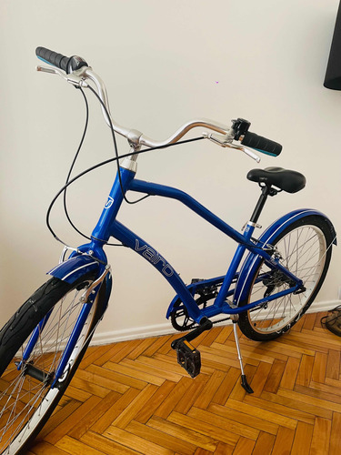 Bicicleta Urbana Vairo Breeze Azul Rodado 26