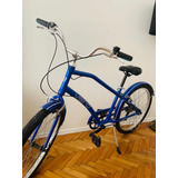 Bicicleta Urbana Vairo Breeze Azul Rodado 26