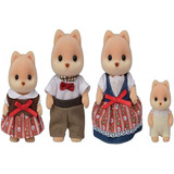 Sylvanian Families Conjunto Família Dos Cachorros Caramelos