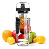 Botella De Agua  Con Infusor De Frutas  Doble Agarre 1 Litro