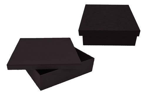 Kit Caixa Tampa Sapato 15x15x5 20x20x10 Mdf Madeira Pintado