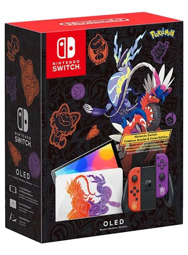 Nintendo Switch Oled Pokémon Edición Escarlata Y Violeta, 64