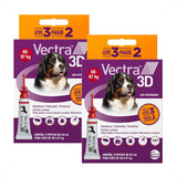 2 Vectra 3d Antipulgas E Carrapatos Ceva Para Cães 40 A 67kg