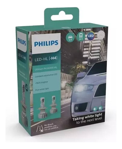 Bombillo H4 Led Philips