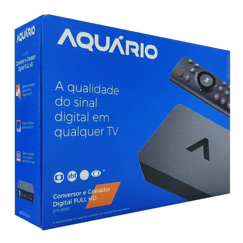 Conversor E Gravador Digital Full Hd Dtv-9000 Aquario