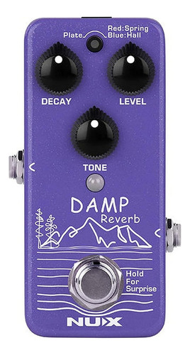 Pedal De Efectos De Guitarra Damp Reverb Con Placa, Resor