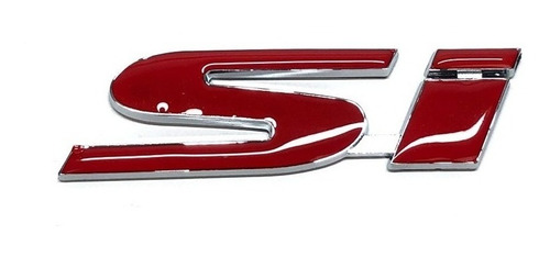 Logo Si Rojo New Civic 06-11 Trasero Autoadhesivo Irp Foto 3