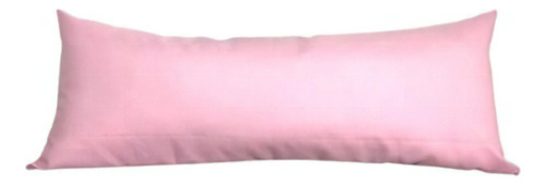 Almofada Grande Para Cama Sofá Pallet Encosto De Corpo 35x75 Cor Rosa Liso