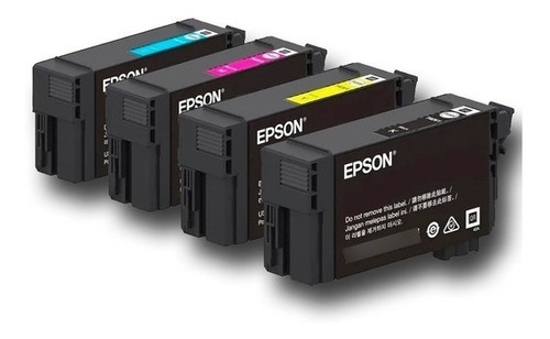 Kit 4 Cartuchos Originales Epson Surecolor T40 T3170 T5170