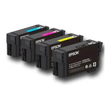 Kit 4 Cartuchos Originales Epson Surecolor T40 T3170 T5170