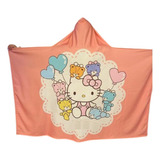 Manta Con Capucha - Hello Kitty