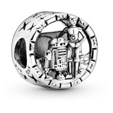 Charm 3po E R2-d2 Star Wars Prata 925 P/ Pandora E Vivara