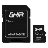 Micro Sd 32 Gb Memoria Flash Ghia Clase 10 Con Adaptador /v