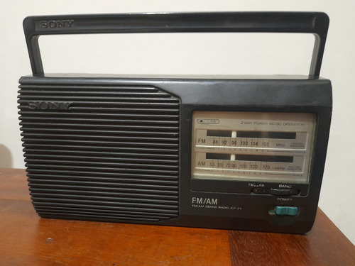 Rádio  Sony Icf 24 , Conforme Descrição 