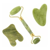 Gua Sha.set De Rodillos Masajeadores Faciales Y Gua Sha. 